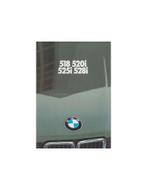 1981 BMW 5 SERIE BROCHURE NEDERLANDS, Nieuw