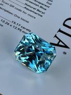 1 pcs Blauw, Groen Aquamarijn - 15.17 ct - Gemological, Nieuw
