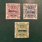 Australië 1946/1950 - Kangeroe en struisvogel met specimen, Gestempeld