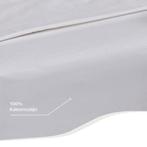 Tweedekans | Home by TEMPUR® Topper Hoeslaken - Wit – 180 x, Huis en Inrichting, Ophalen of Verzenden, Nieuw
