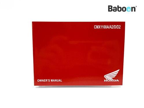 Instructie Boek Honda CMX 1100 2021-> English (32MLA810), Motoren, Onderdelen | Honda, Gebruikt, Verzenden