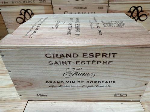 2018 Maison de Grand Esprit - Saint-Estèphe - 6 Flessen, Verzamelen, Wijnen