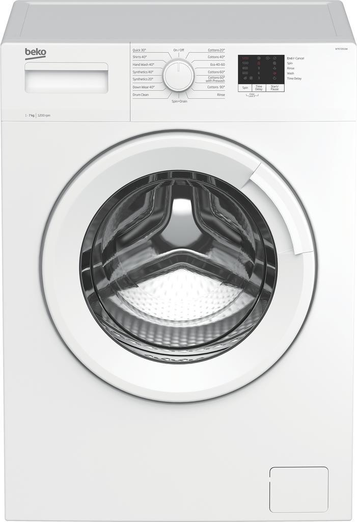Beko Wtk72011w - Wasmachine - 7 kg - 1200 tpm -, Elektronische apparatuur, Wasmachines, Ophalen of Verzenden