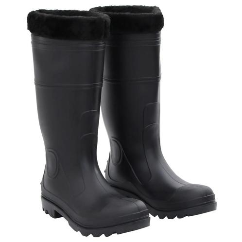 vidaXL Regenlaarzen met verwijderbare sokken maat 42 PVC, Watersport en Boten, Hengelsport | Algemeen, Nieuw, Verzenden