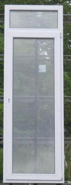 pvc terrasraam , raam 82 x 248 wit / antraciet 3 dubbel glas, 75 tot 150 cm, Kunststof, Deurkozijn, Nieuw