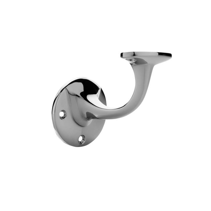 Trapleuning houder nikkel vlak - opschroevend - De Oude D..., Bricolage & Construction, Serrurerie de bâtiment & Dispositif de fermeture