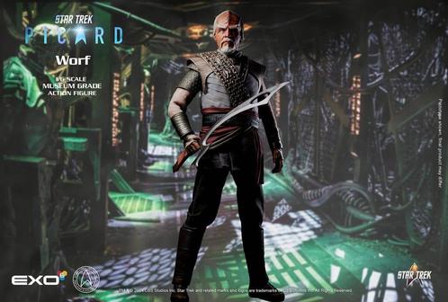 Star Trek: Picard Action Figure 1/6 Worf 30 cm, Verzamelen, Film en Tv, Ophalen of Verzenden