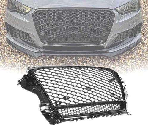 CALANDRE AUDI A3 8V 12-16 LOOK RS3 NOIR BRILLANT, Autos : Pièces & Accessoires, Carrosserie & Tôlerie, Envoi