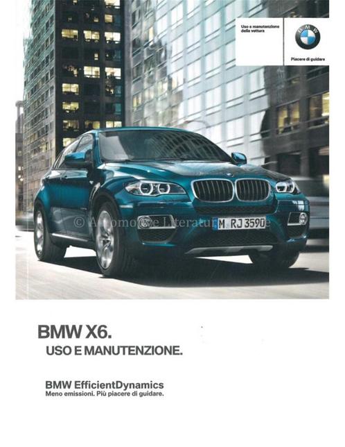2012 BMW X5 & X6 INSTRUCTIEBOEKJE ITALIAANS, Auto diversen, Handleidingen en Instructieboekjes