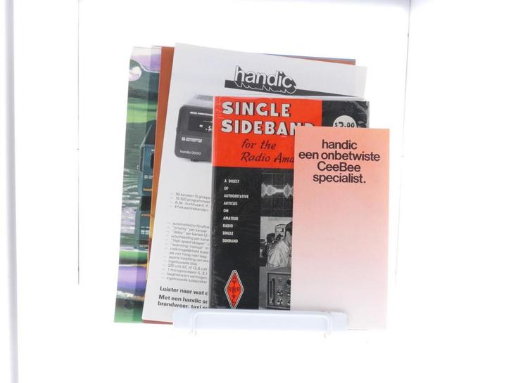 Brochures Handic Scanners uit de jaren 70 + vintage radio..., Boeken, Vervoer en Transport, Nieuw, Ophalen of Verzenden
