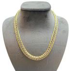 Halsketting - 14 karaat Geel goud, Witgoud - Hanger 585/-, Handtassen en Accessoires, Kettingen, Nieuw