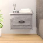 vidaXL Nachtkastje wandgemonteerd 41,5x36x28 cm grijs sonoma, Huis en Inrichting, Slaapkamer | Nachtkastjes, Verzenden, Nieuw