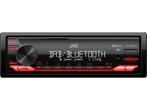 JVC KD-X282DBT Autoradio - Rood - inclusief DAB antenne, Autos : Divers, Autoradios, Verzenden