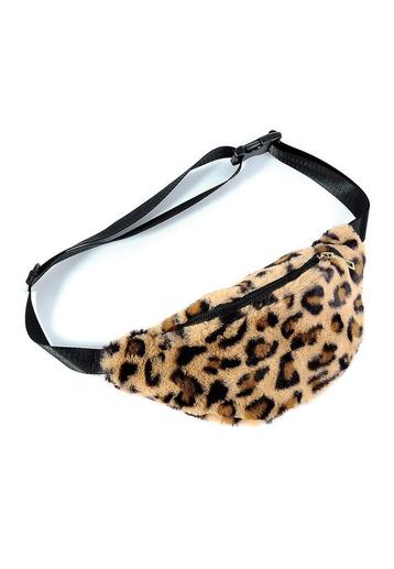 Teddy Panterprint Heuptasje Fanny Pack Pluche Luipaardprint