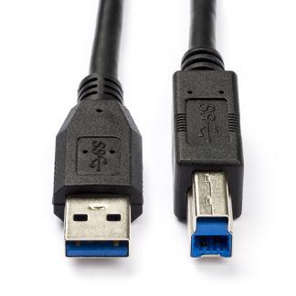 USB A naar USB B kabel | 1 meter | USB 3.0 (100% koper), Informatique & Logiciels, Pc & Câble réseau, Envoi