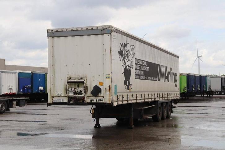 Veiling: Schuifzeiloplegger Krone SD 2016, Autos, Camions, Enlèvement