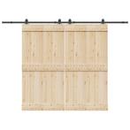 vidaXL Doos met onderdelen voor schuifdeur 305 cm staal, Verzenden, Nieuw