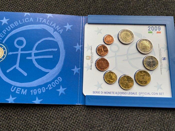 Italië. Year Set (BU) 2009/2014 (6 sets) (Zonder, Postzegels en Munten, Munten | Europa | Euromunten