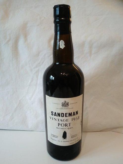 1958 Sandeman - Vintage Port - Gebotteld in 1960 -  Porto  -, Verzamelen, Wijnen