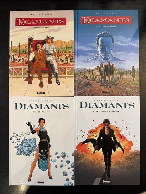 Diamants T1 à T4 - Série complète - 4x C - 4 Album - EO -, Boeken, Stripverhalen