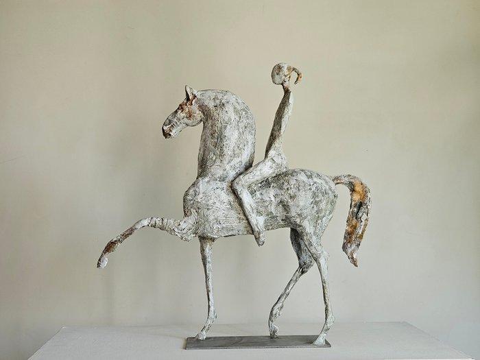 Raghad - Sur le dos de mon fidèle destrier, Antiek en Kunst, Kunst | Designobjecten