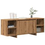 vidaXL Tv-meubel 130x35x50 cm bewerkt hout artisanaal, Huis en Inrichting, Kasten |Televisiemeubels, Verzenden, Nieuw