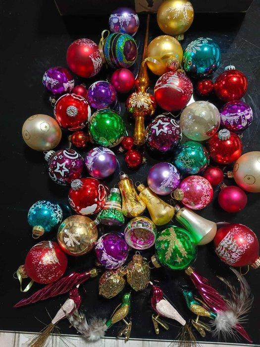 Kerstdecoratie lauscha (45) - Glas - Vintage Kerstmis, Diversen, Kerst