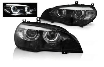LED koplampen Angel Eyes AFS Black geschikt voor BMW X5, Auto-onderdelen, Verzenden, Nieuw, BMW