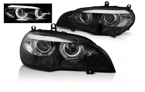 LED koplampen Angel Eyes AFS Black geschikt voor BMW X5, Auto-onderdelen, Verlichting, Nieuw, BMW, Verzenden