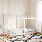 vidaXL Kinderbed met bedhuis 90x200 cm massief grenenhout, Huis en Inrichting, Slaapkamer | Bedden, Verzenden, Nieuw