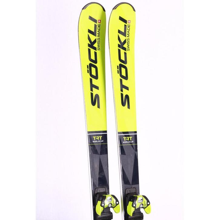 168 175 182 skis STOCKLI LASER AR, black/green, grip walk,, Sport en Fitness, Skiën en Langlaufen, Verzenden