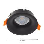 GU10 - armatuur - Ganymede - zwart, Huis en Inrichting, Lampen | Spots, Verzenden, Nieuw