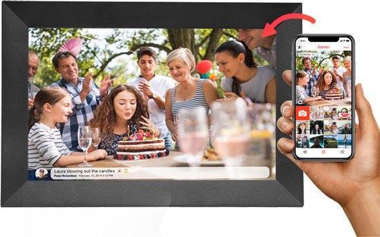 2dekans | Denver Digitale Fotolijst 10.1 inch - HD - Frameo, Audio, Tv en Foto, Foto | Digitale fotokaders, Ophalen of Verzenden
