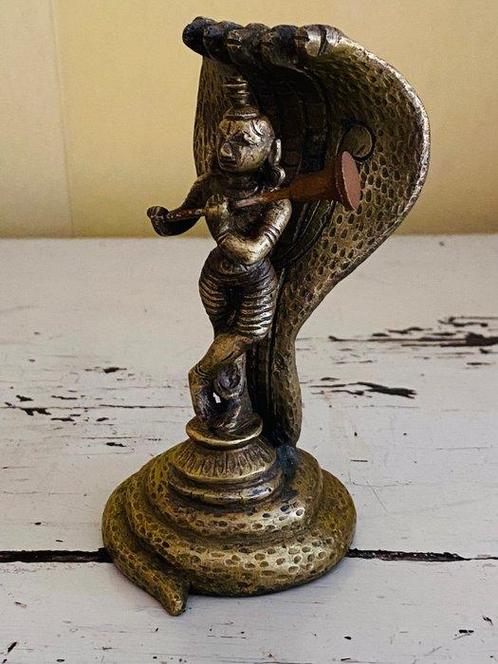 Shiva, de grote God, Mahadeva - Messing - India - 20e eeuw, Antiek en Kunst, Kunst | Niet-Westerse kunst