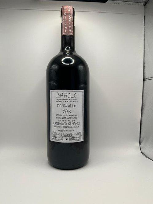 2018 Giovanni Canonica, Paiagallo - Barolo - 1 Magnum (1,5, Verzamelen, Wijnen