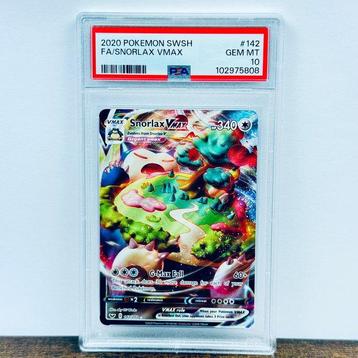 Pokémon Graded card - Snorlax Vmax - SWSH #142 - Pokémon -