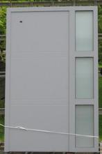 aluminium voordeur , buitendeur , deur met zijglas 140 x 220, Ophalen of Verzenden, Buitendeur