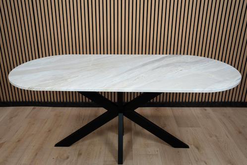 Ajax Eetkamertafel  Plat Ovaal (90x180 cm), Huis en Inrichting, Tafels | Eettafels