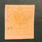 Oostenrijk 1850 - 1 Kreuzer dubbele adelaar met, Gestempeld