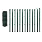 Euro Hek 25x1m Groen Staal - Retour Deal - 40% Korting!, Tuin en Terras, Verzenden, Nieuw, IJzer, Gaashekwerk