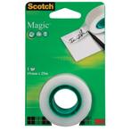 Scotch plakband Magic Tape ft 19 mm x 25 m, blister met 1 ro, Nieuw