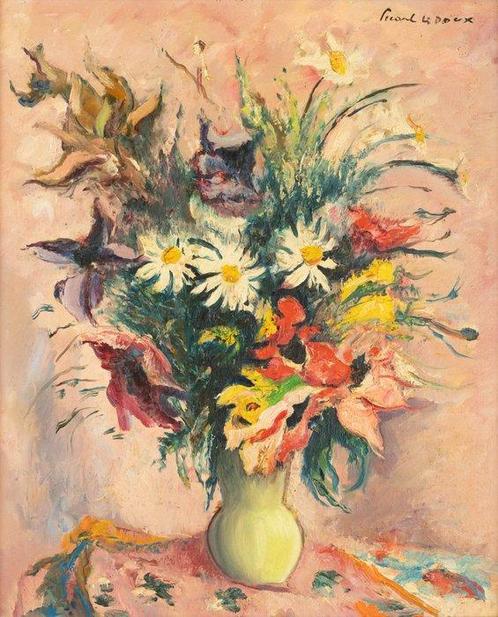 Charles Picart Le Doux (1881-1959) - Bouquet de fleurs, Antiquités & Art, Art | Peinture | Classique