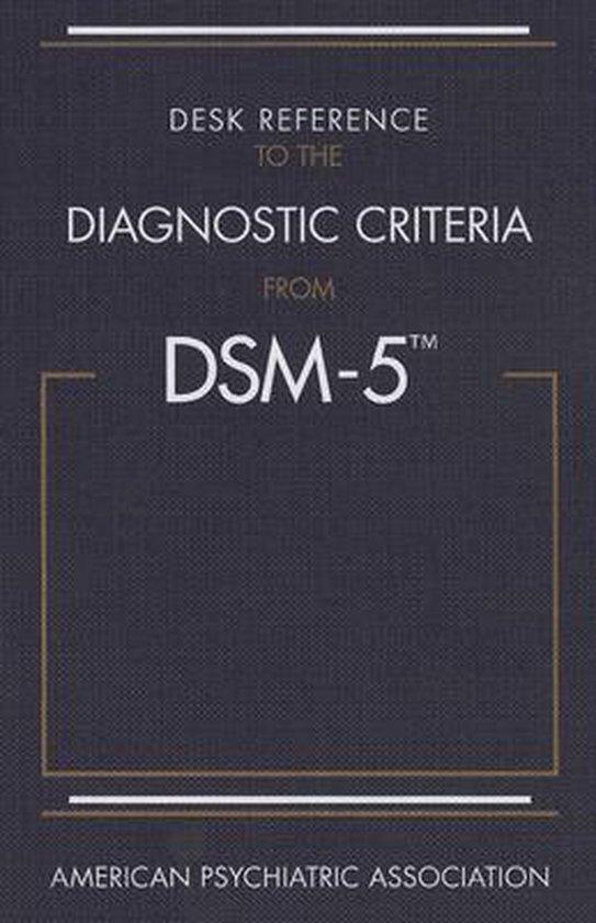 Desk Ref To The Diag Crit From DSM 5 9780890425565, Boeken, Taal | Engels, Gelezen, Verzenden