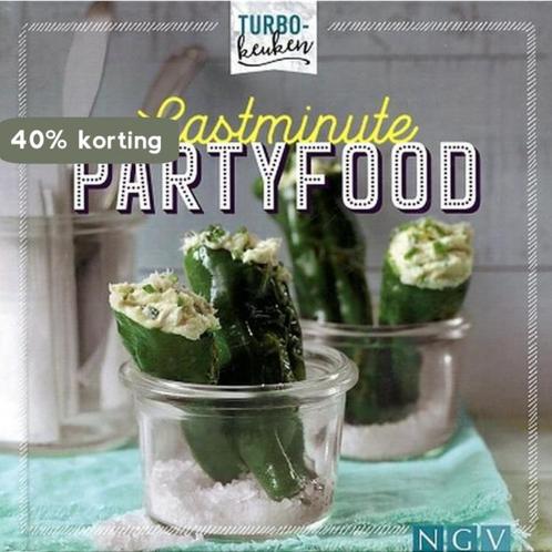 Lastminute partyfood 9783625184539 Turbo-Keuken, Boeken, Overige Boeken, Zo goed als nieuw, Verzenden