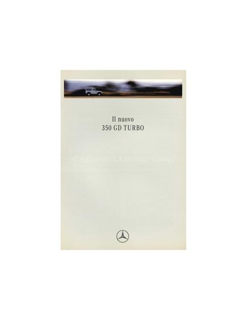 1991 MERCEDES BENZ G KLASSE BROCHURE ITALIAANS, Boeken, Auto's | Folders en Tijdschriften