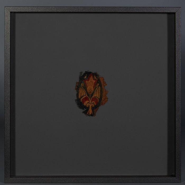 Oud-Egypte, Koptisch Linnen Textielfragment. 4e-6e eeuw na, Verzamelen, Mineralen en Fossielen