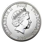 Niue. 2020 1oz Niue Disney Silver Mickey Mouse Christmas, Postzegels en Munten