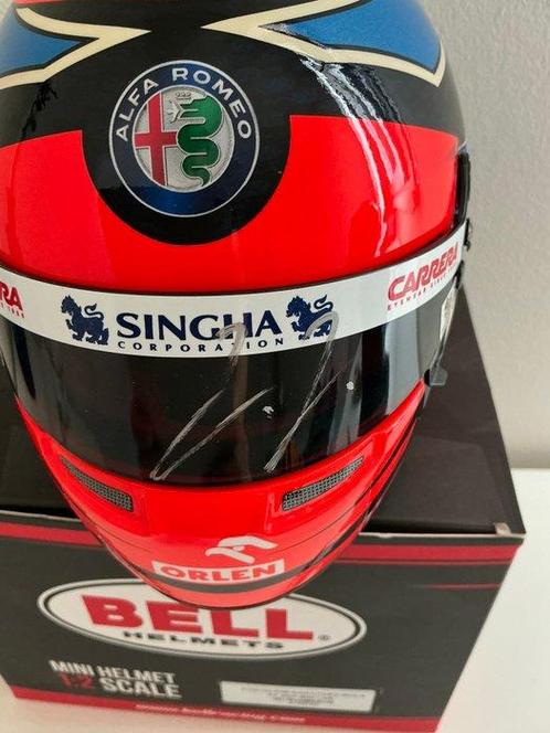 Alfa Romeo - Gp Imola - Kimi Räikkönen - 2021 - Casque, Verzamelen, Automerken, Motoren en Formule 1