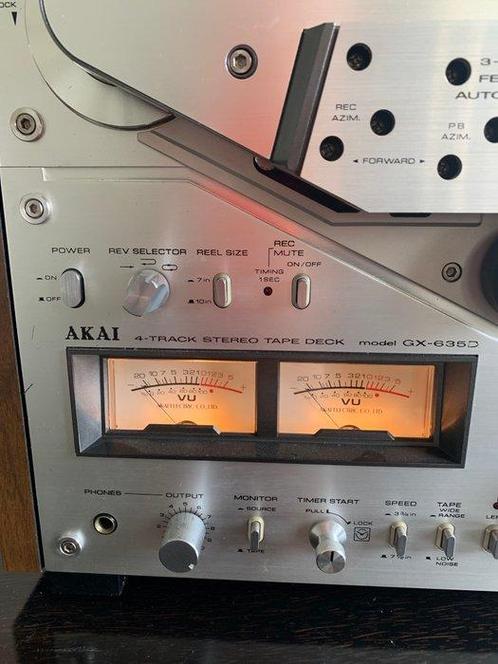 Akai - Gx-635d Reel-to-reel audio, Audio, Tv en Foto, Radio's