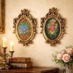 Fotolijst (2) - Composiet, Schilderijen in olieverf op doek, Antiek en Kunst